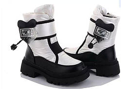 Дитячі зимові термочеревики для дівчинки, зимові теплі чоботи на дівчинку, зимові черевики для дівчаток