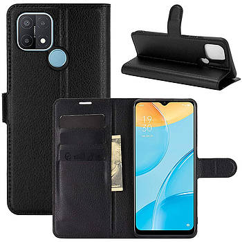 Чохол-книжка Litchie Wallet для Oppo A15 Black