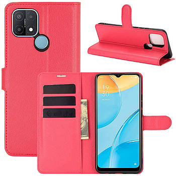 Чохол-книжка Litchie Wallet для Oppo A15 Red