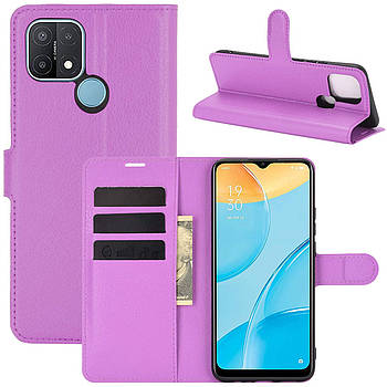 Чохол-книжка Litchie Wallet для Oppo A15 Violet