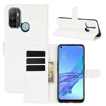 Чохол-книжка Litchie Wallet для Oppo A53 White