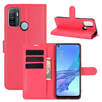 Чохол-книжка Litchie Wallet для Oppo A53 Red