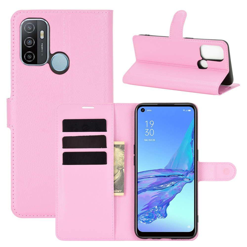 Чохол-книжка Litchie Wallet для Oppo A53 Pink