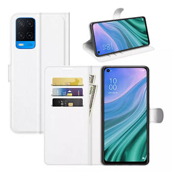 Чохол-книжка Litchie Wallet для Oppo A54 White