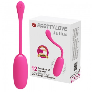 Віброяйце - Pretty Love Julius Vibrating Egg Pink Кітті