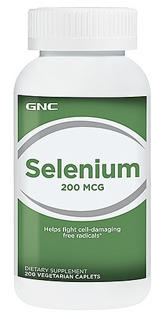 GNC Selenium 200 mcg 100 veg caplets