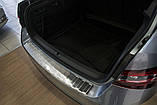 Захисна накладка на задній бампер для Skoda Superb Liftback 2015-2020, FL2021+ (нерж.сталь), фото 3