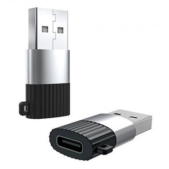 Перехідник XO NB149-E Type-C to USB2.0 Black