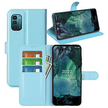 Чохол-книжка Litchie Wallet для Nokia G11 / G21 Light Blue