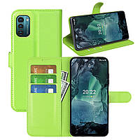 Чехол-книжка Litchie Wallet для Nokia G11 / G21 Light Green