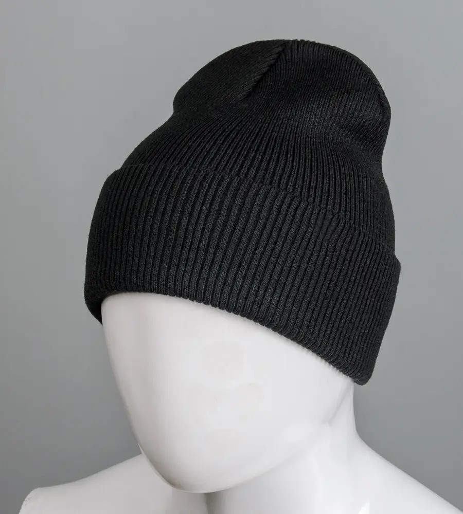 Базова подвійна з відворотом "Резинка" (231212), Чорний, фото 1