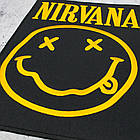 Нашивка термо (thps-008) Nirvana (logo and smile) наспинна прямокутна, фото 4