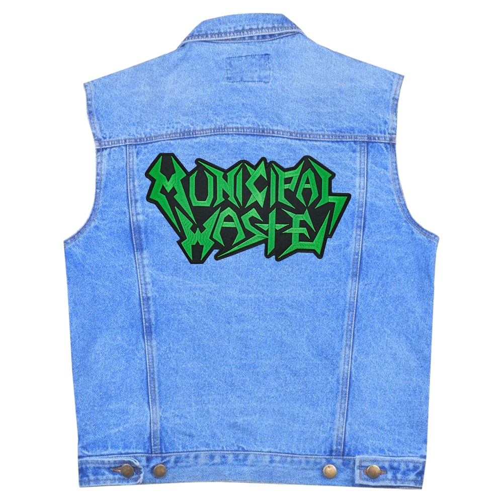 Нашивка термо (thps-005) Municipal Waste (logo) наспинна, фото 1