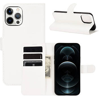 Чохол-книжка Litchie Wallet для Apple iPhone 12 Pro Max White