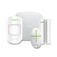 Комплект охоронної сигналізації Ajax StarterKit 2 (8EU) White (29340.102.WH1/35974.102.WH1)