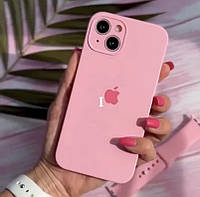 Чехол silicone case на iphone 13 с микрофиброй силиконовый для айфон 13