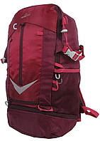 Походный рюкзак с дождевиком 30L Rocktrail IAN389063 бордовый DR, код: 7515776