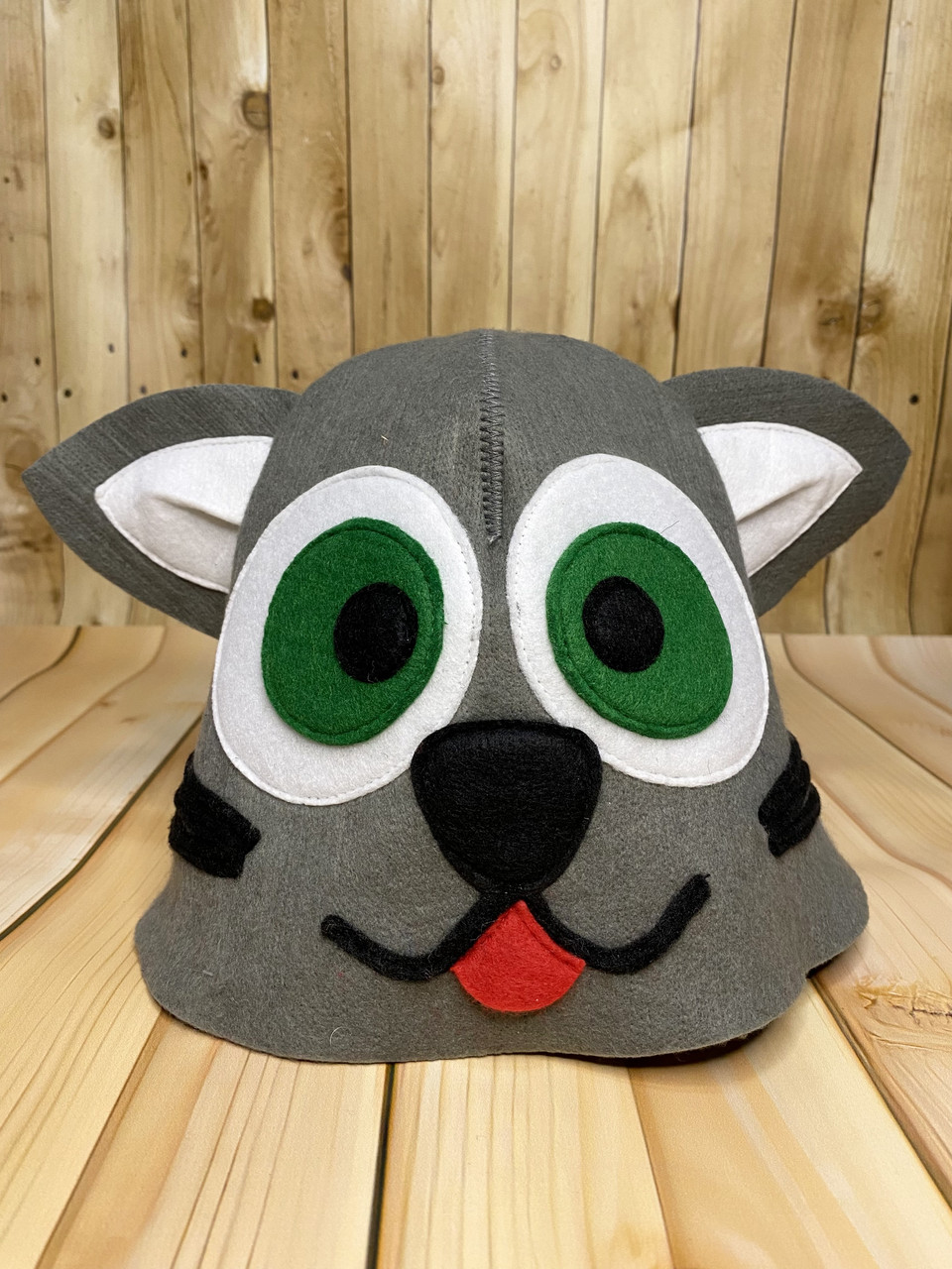 Шапка для лазні Котик, фото 1