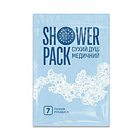 Пенная перчатка с дерматологическим гелем Shower Pack (сухой душ медицинский)