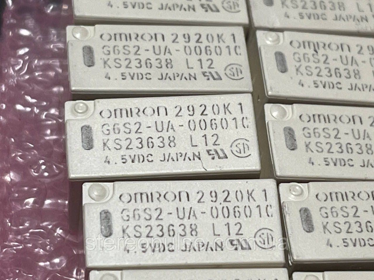Реле  Omron  G6S2 - UA - 00601C    4.5V  AU