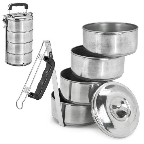 Ланч бокс для їжі, ланч бокс для перенесення їжі V 4*700 мл, фото 1