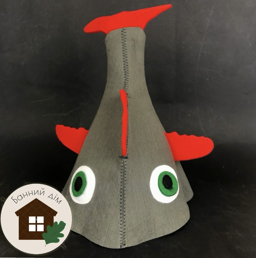 Шапка для лазні «Рибка", фото 1