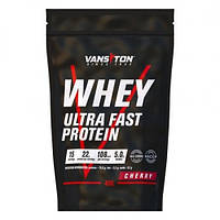 Протеїн Vansiton Whey Ultra Fast Protein 450 g 15 servings Cherry SK, код: 7907397