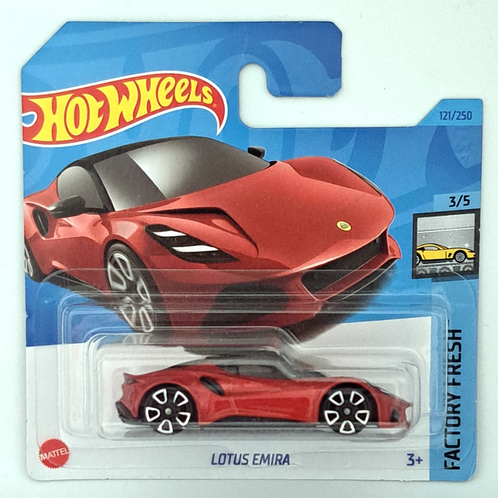 Машинка Хот Вілс 1:64 Lotus Emira колекція Factory Fresh Hot Wheels Mattel HKJ30