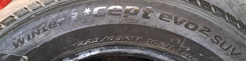 Шини легкові б/у 225/65R17 Hankook Winter I Cept evo 2 SUV (зимові), фото 5