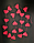 Гірлянда-нитка KOZA-Style "Серця" червона 2,3м, фото 2