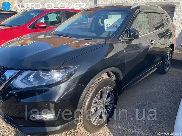 Дефлектори вікон (вітровики) Nissan X-Trail 2014- (T32) / Nissan Rogue (Auto clover D080)