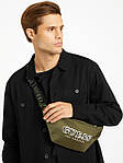 Поясна сумка Guess бананка з логотипом 1159791964 (Зелений, One Size), фото 4