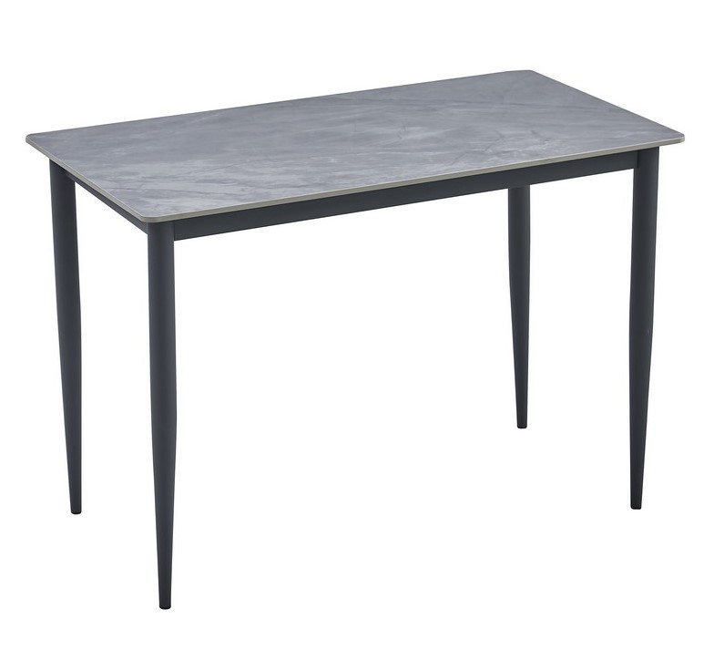 Стіл обідній кухонний нерозкладний керамічний tm-110 Ребека Грей VetroMebel, сучасний стіл на ніжках, фото 1