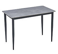Стіл обідній кухонний нерозкладний керамічний tm-110 Ребека Грей VetroMebel, сучасний стіл на ніжках