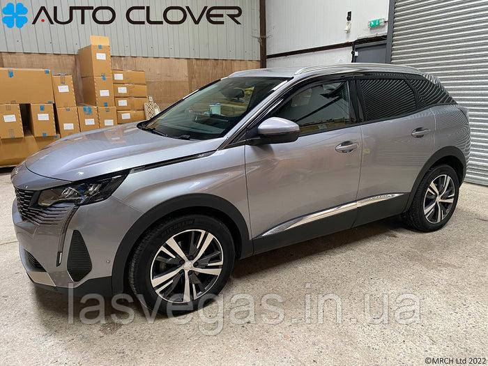 Дефлектори вікон (вітровики) Peugeot 3008 2017- 2023 6шт. (Autoclover/Південна Корея)