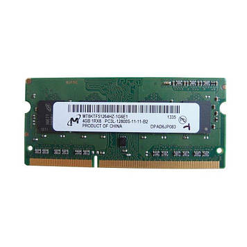 Модуль пам'яті SoDIMM DDR3 4GB PC3L-12800 1600 MHz MixBrand OEM