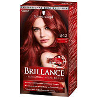 Фарба для волосся Brillance 842-Куба Смажена ніч 142.5 мл (4015000509855) (код 1337541)