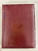 Щоденник А6 Аркуш недатований клітинка, А6-НДАТ-Light-352-ББ-КЛ-Ю27001,червоний
