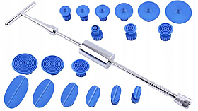 Молоток зворотний для видалення вм'ятин із набором насадок 18 шт Falcon F05400