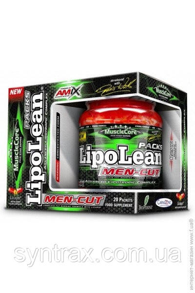 Amix LipoLean Men - Cut Packs 20 , жирозпалювач