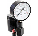 Стенд для перевірки дизельних форсунок з манометром і нарізними адаптерами (М12хМ12, М12хМ14) Falcon F06042, фото 4