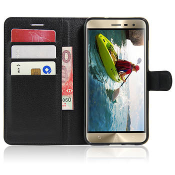 Чохол-книжка Litchie Wallet для Asus Zenfone 3 (ZE520KL) Чорний