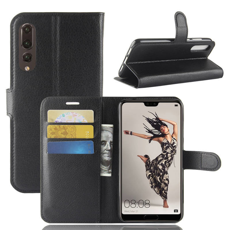 Чохол-книжка Litchie Wallet для Huawei P20 Pro Чорний