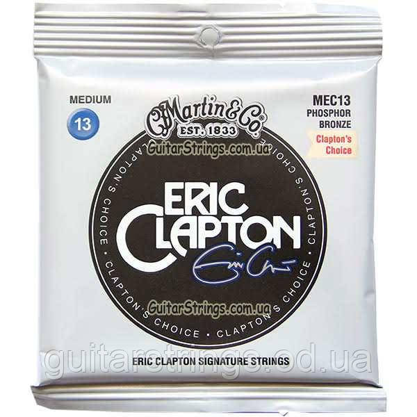 Струны Martin MEC13 Eric Clapton Phosphor Bronze Medium 13-56