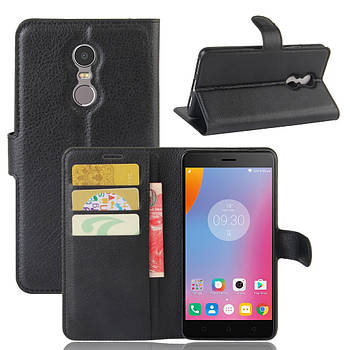 Чохол-книжка Litchie Wallet для Lenovo K6 Note Чорний