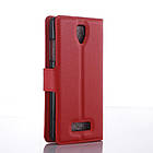 Чохол-книжка Litchie Wallet для Lenovo A2010 Червоний, фото 4