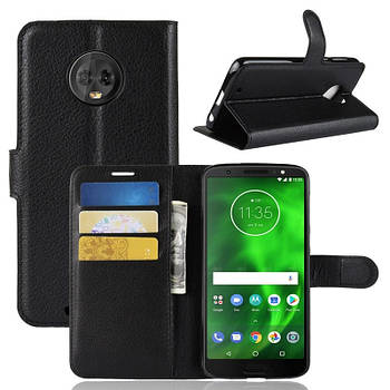 Чохол-книжка Litchie Wallet для Motorola Moto G6 XT1925 Чорний