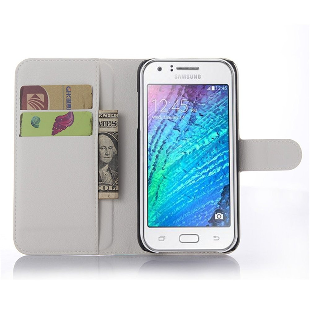 Чехол-книжка Litchie Wallet для Samsung J500 Galaxy J5 Белый