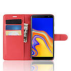 Чохол-книжка Litchie Wallet для Samsung J415 Galaxy J4 Plus Червоний, фото 2