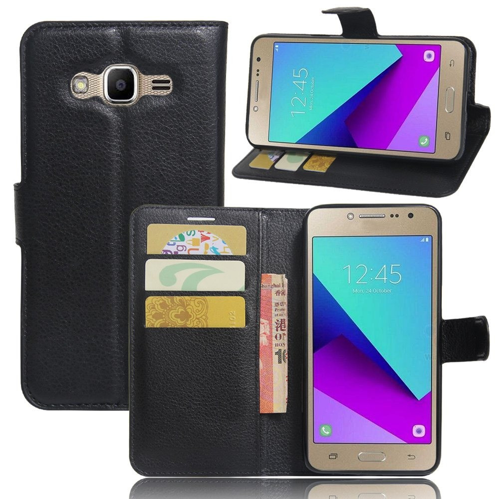 Чохол-книжка Litchie Wallet для Samsung G532 Galaxy J2 Prime Чорний